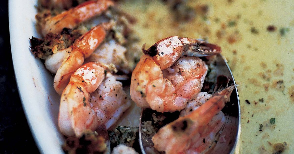 Ina Garten Inspired: Easier & Healthier Crispy Baked Shrimp Scampi